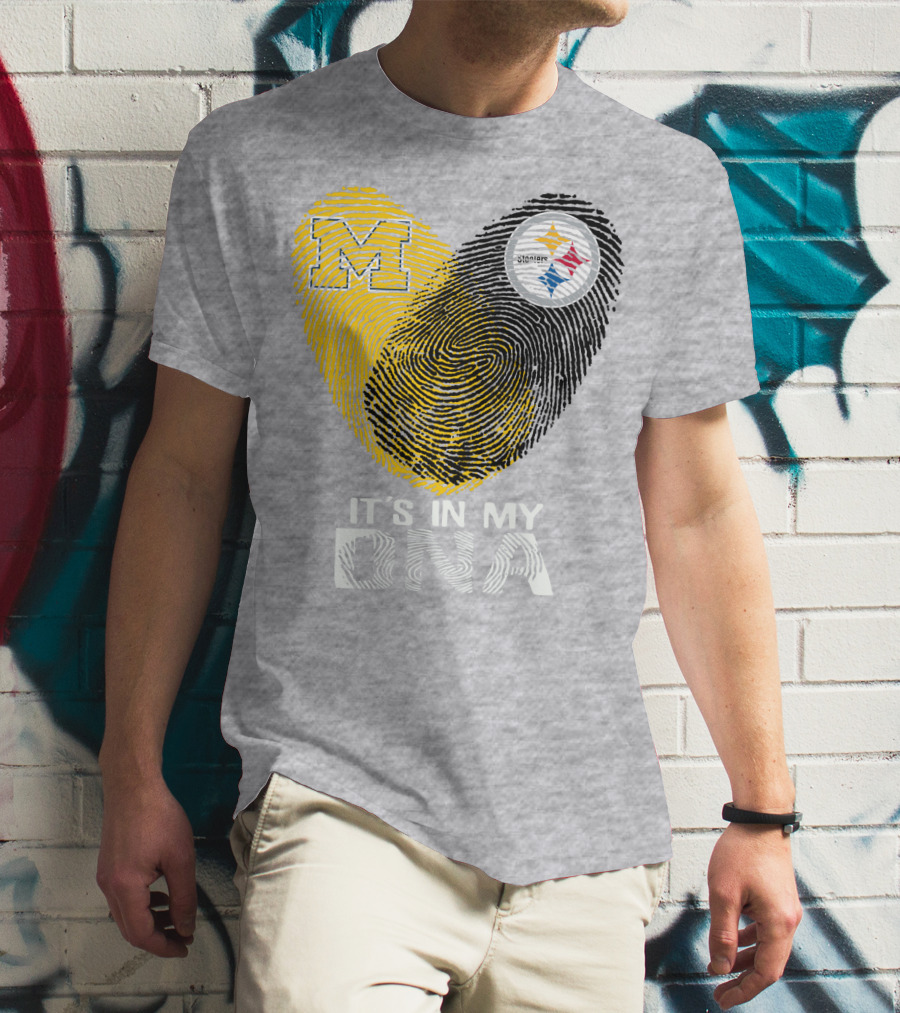 Pittsburgh Steelers Michigan It's In My Dna T-Shirt