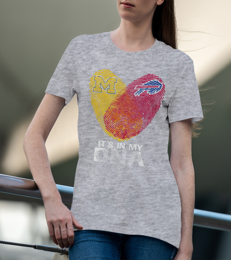 Buffalo Bills Michigan It's In My Dna T-Shirt