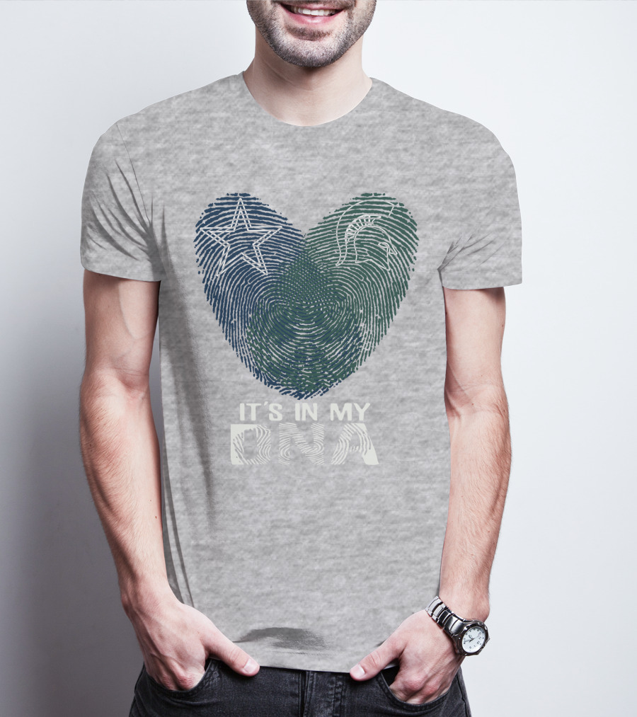 Dallas Cowboys Michigan State It's In My Dna T-Shirt