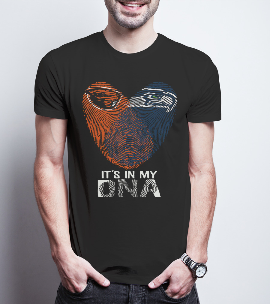 It's In My Dna Oregon State Beavers Seattle Seahawks T-Shirt