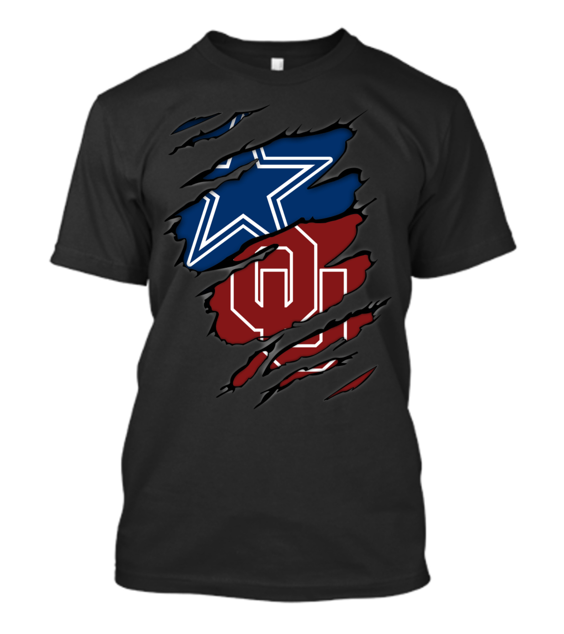 Dallas Cowboys Oklahoma Sooners Combined T-Shirt