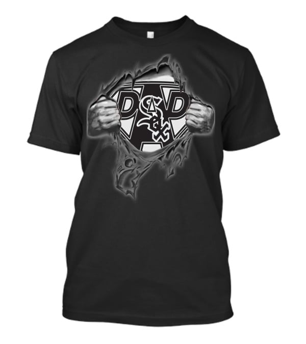 Chicago White Sox Dad Emblem Rip T-Shirt