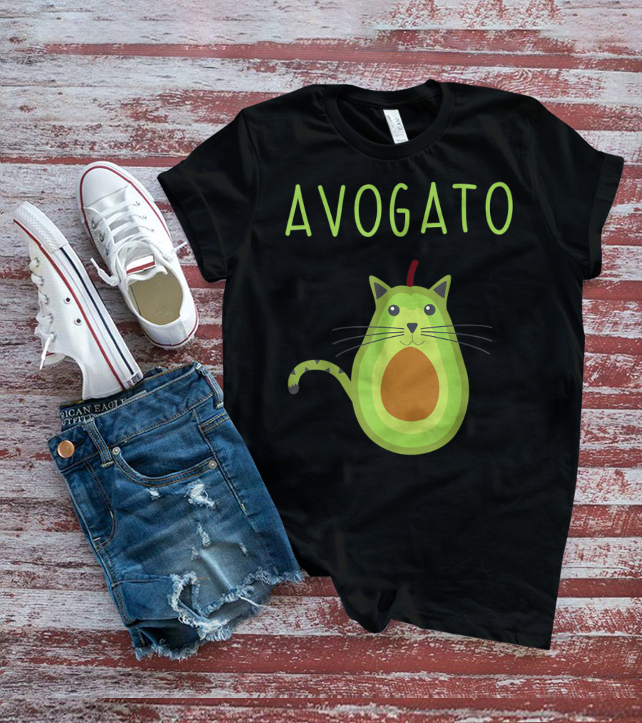 Cinco De Mayo Cinco De Meow Avogato Cat Avocado Kitty T-Shirt