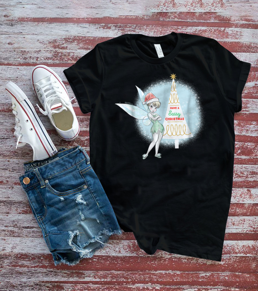 Disney Tinker Bell Have A Sassy Christmas Holiday T-Shirt