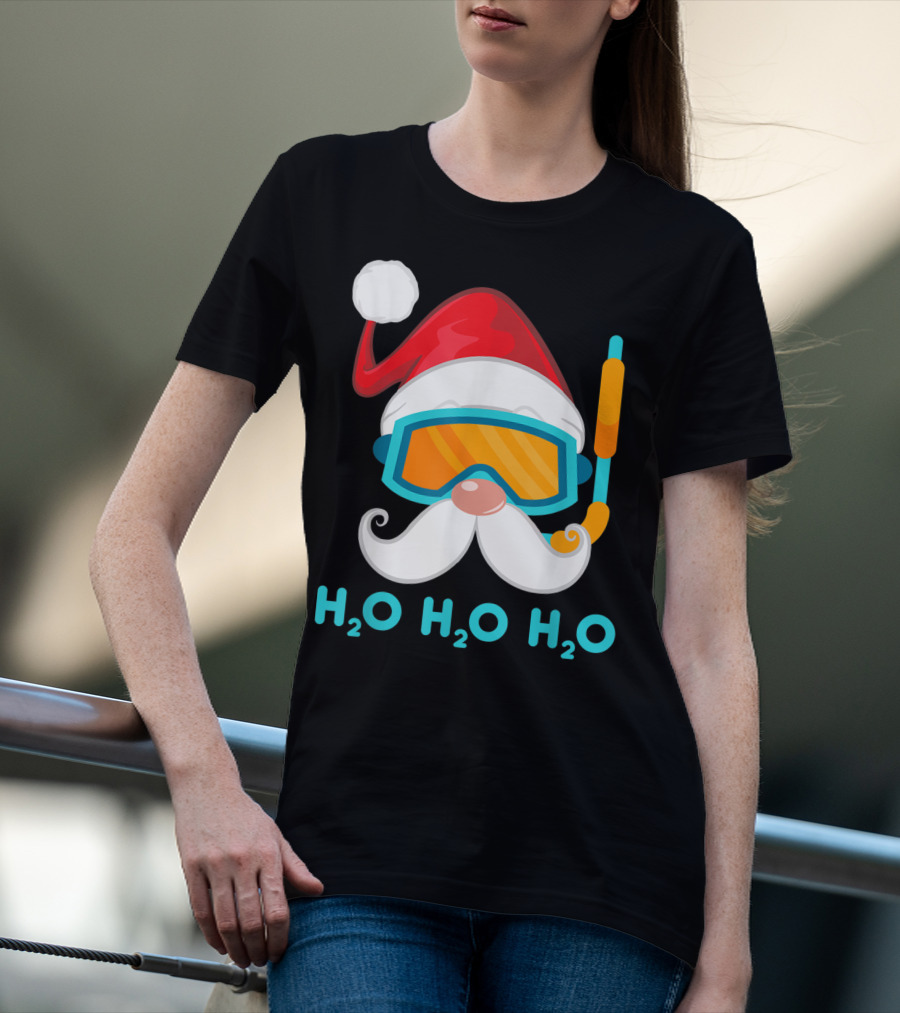 Santa Claus H2O Snorkeling Lover T-Shirt