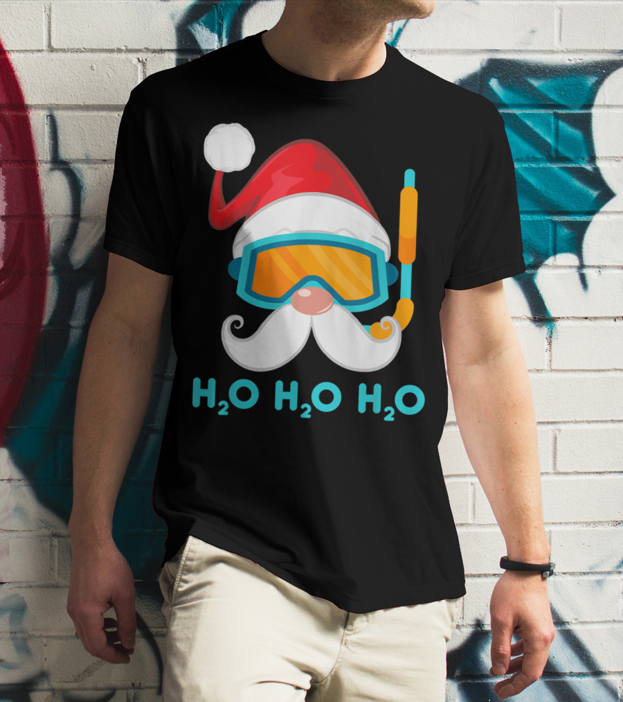 Santa Claus H2O Snorkeling Lover T-Shirt