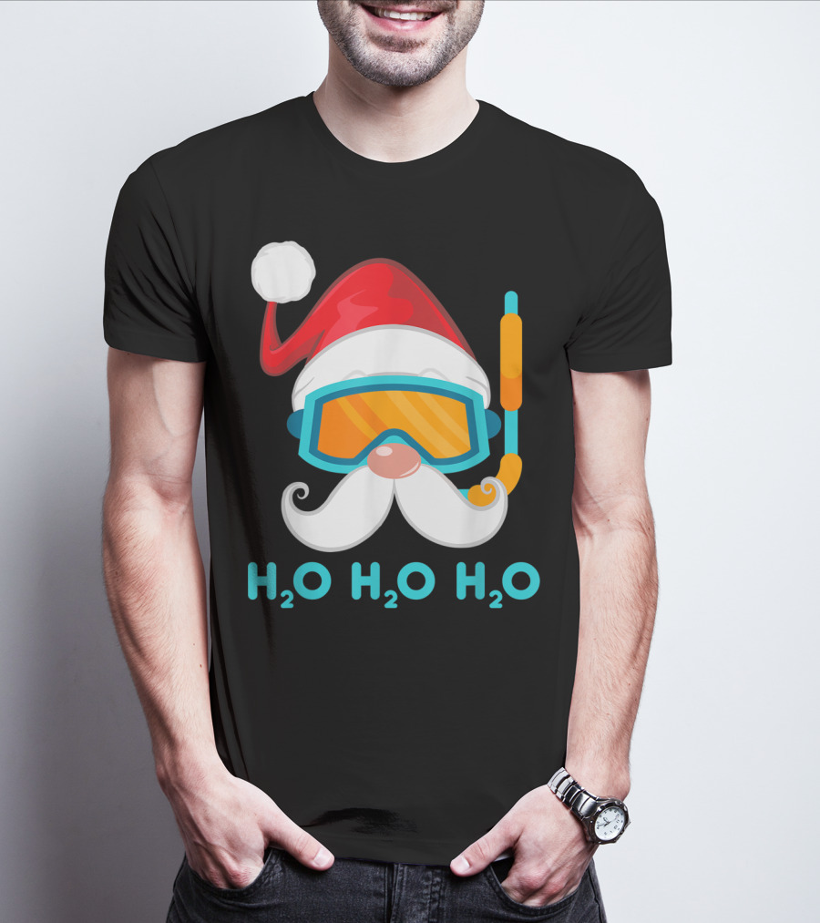 Santa Claus H2O Snorkeling Lover T-Shirt