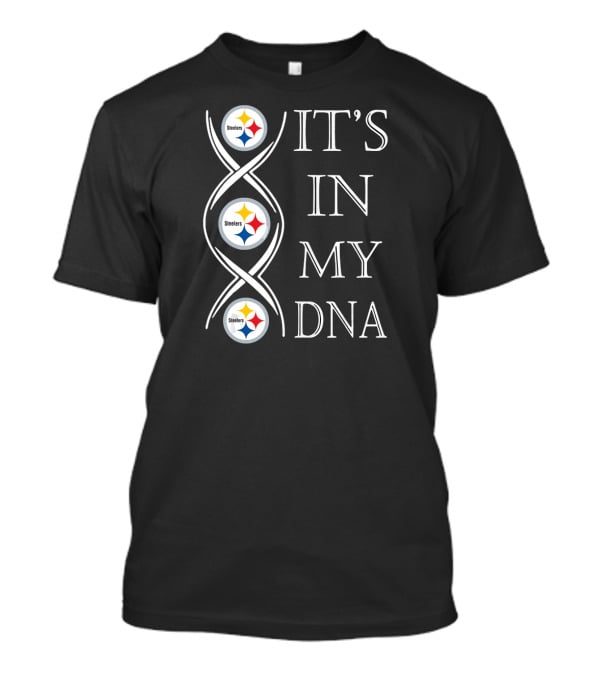 Pittsburgh Steelers It's In My DNA Football Fan Christmas T-Shirt