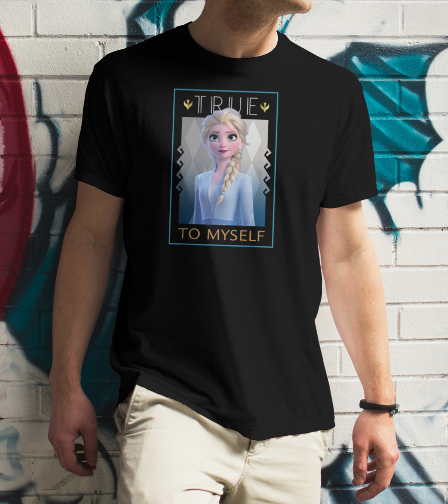 Frozen 2 Elsa True To Myself Disney Character T-Shirt