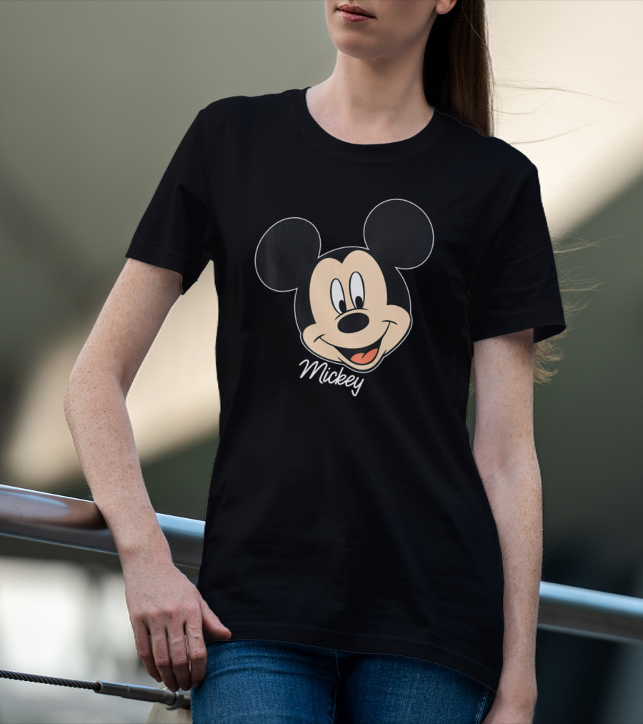 Disney Mickey And Friends Mickey Mouse Big Face Mickey T-Shirt