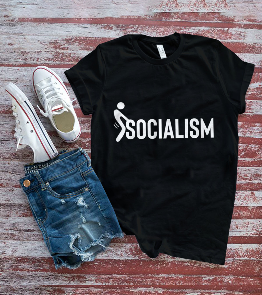 SOCIALISM Stick Figure Humorous T-Shirt