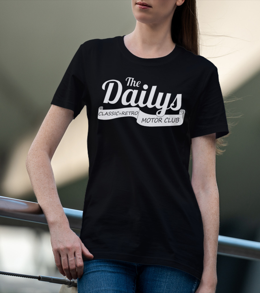 The Dailys Classic Retro Motor Club T-Shirt