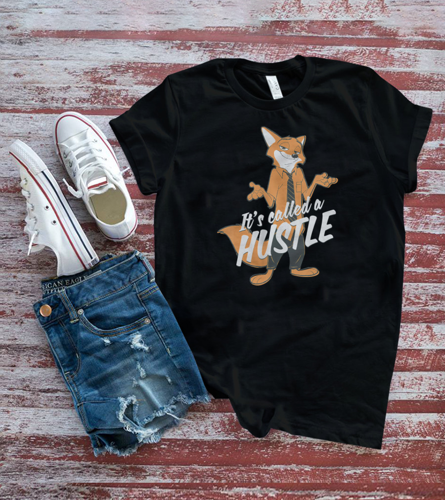 Disney Zootopia Nick Wilde It's Called A Hustle T-Shirt