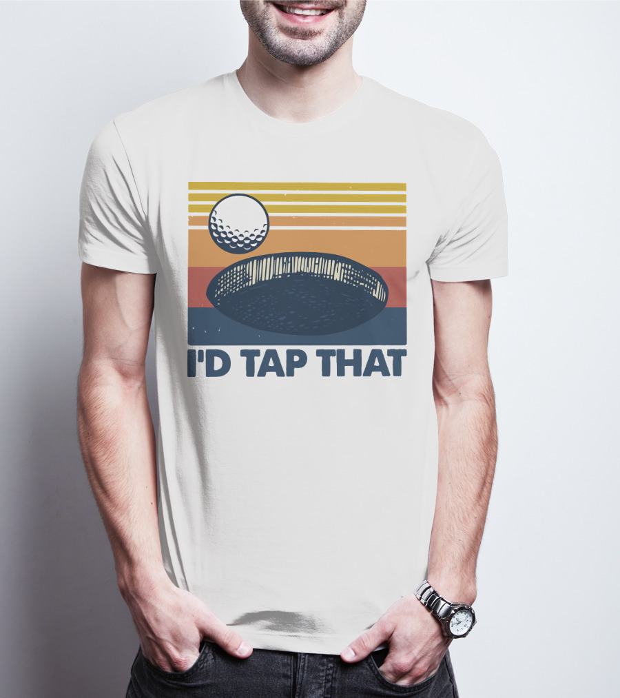 I'd Tap That Golf Ball Vintage T-Shirt