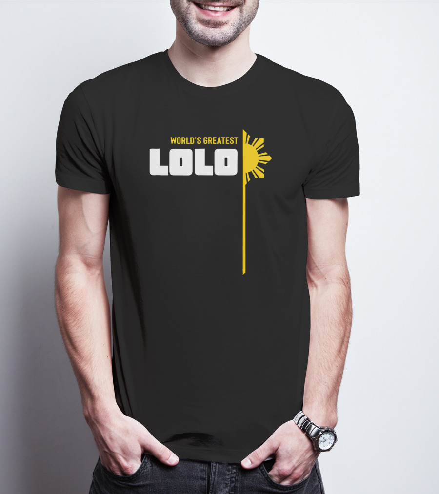World's Greatest Lolo Filipino Grandpa Sun T-Shirt