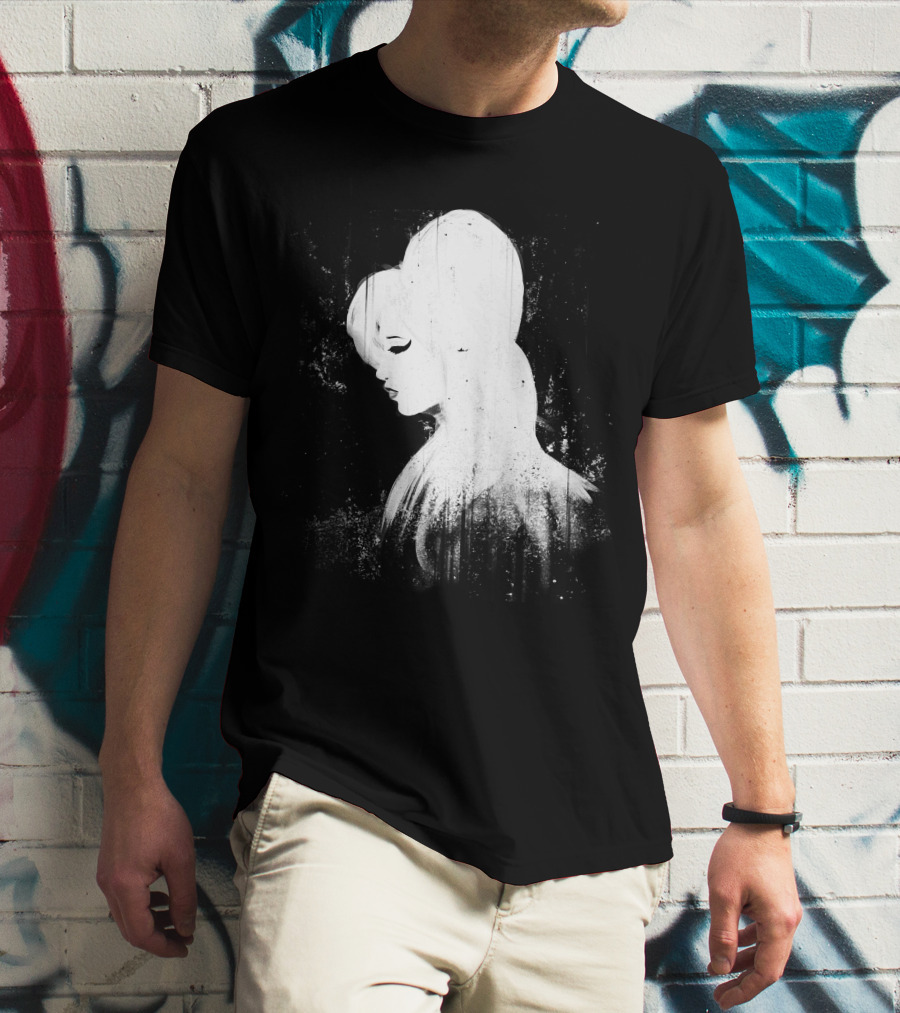Amy Winehouse Back To Black Silhouette Iconic T-Shirt