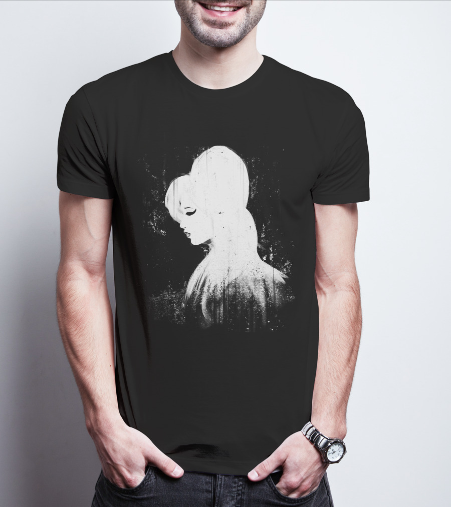 Amy Winehouse Back To Black Silhouette Iconic T-Shirt