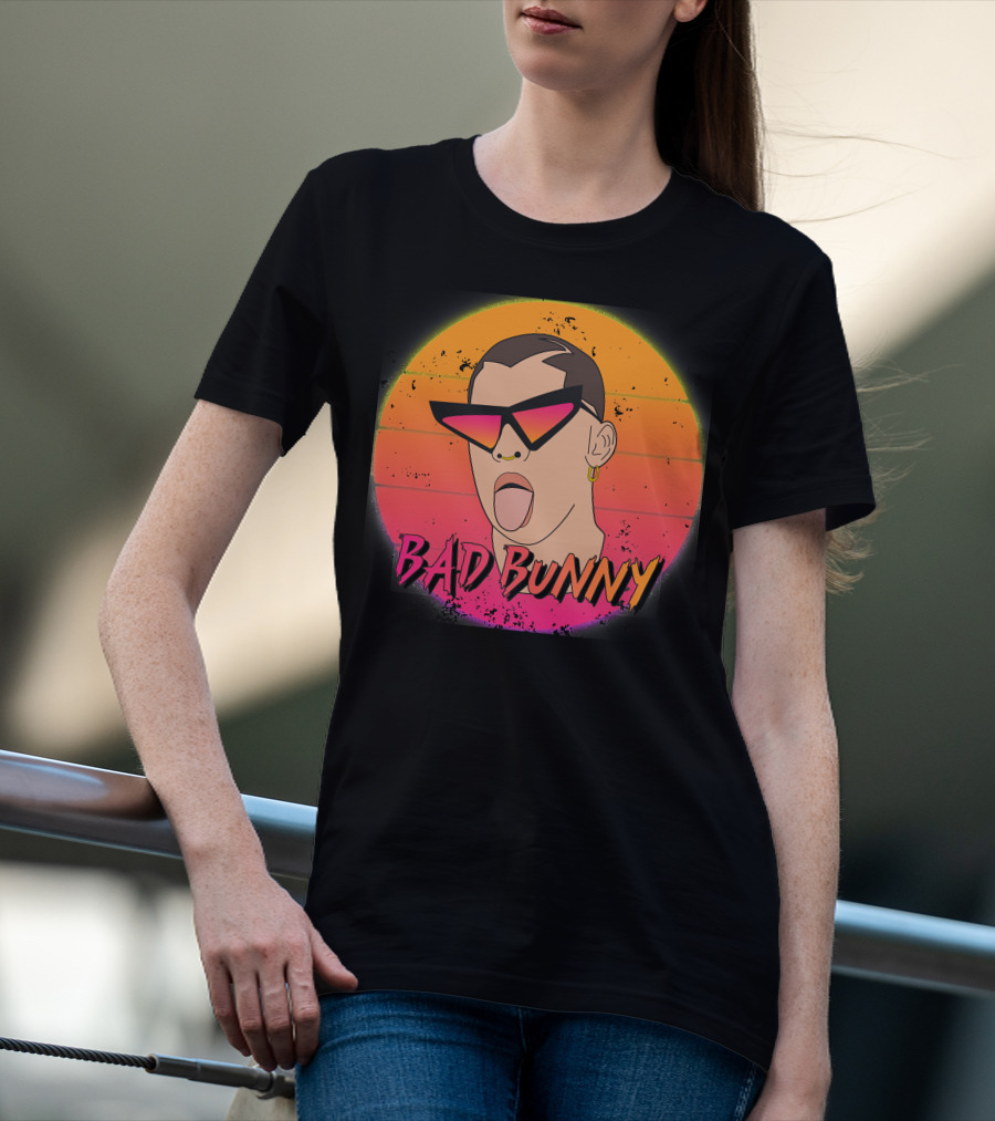 Bad Bunny Vintage Retro Essential Sunset T-Shirt