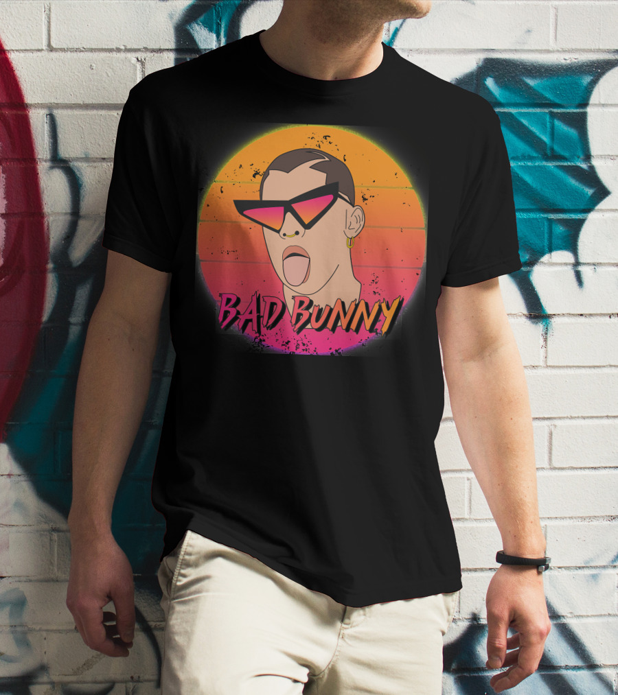 Bad Bunny Vintage Retro Essential Sunset T-Shirt