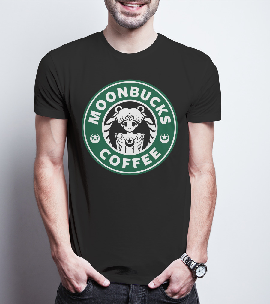 Moonbucks Coffee Sailor Moon Starbucks T-Shirt