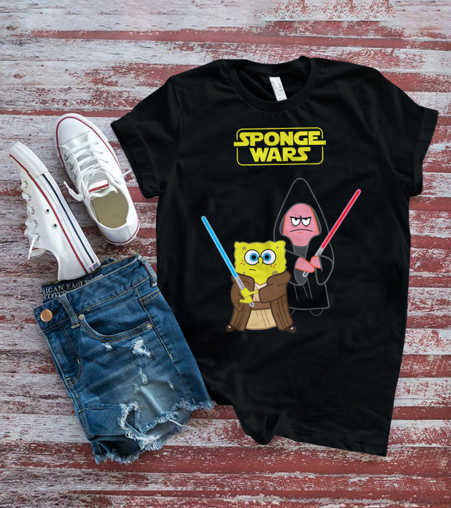 SpongeBob SquarePants Patrick Star Sponge Wars T-Shirt