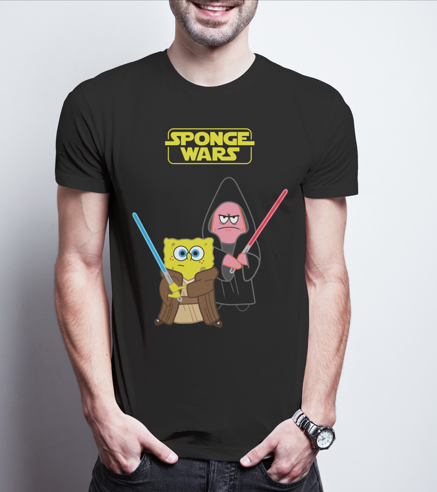 SpongeBob SquarePants Patrick Star Sponge Wars T-Shirt