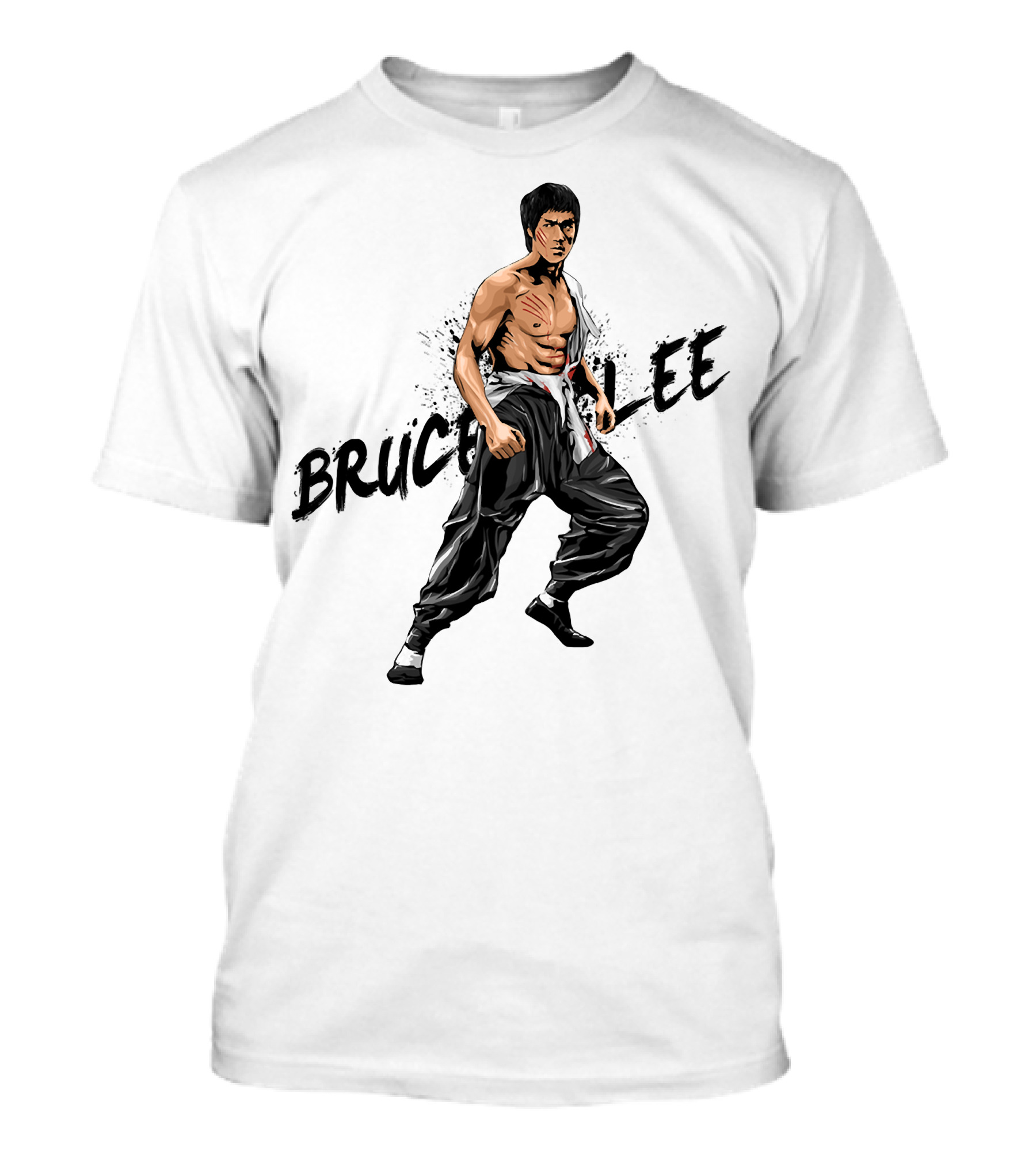 Bruce Lee Martial Arts Stance T-Shirt
