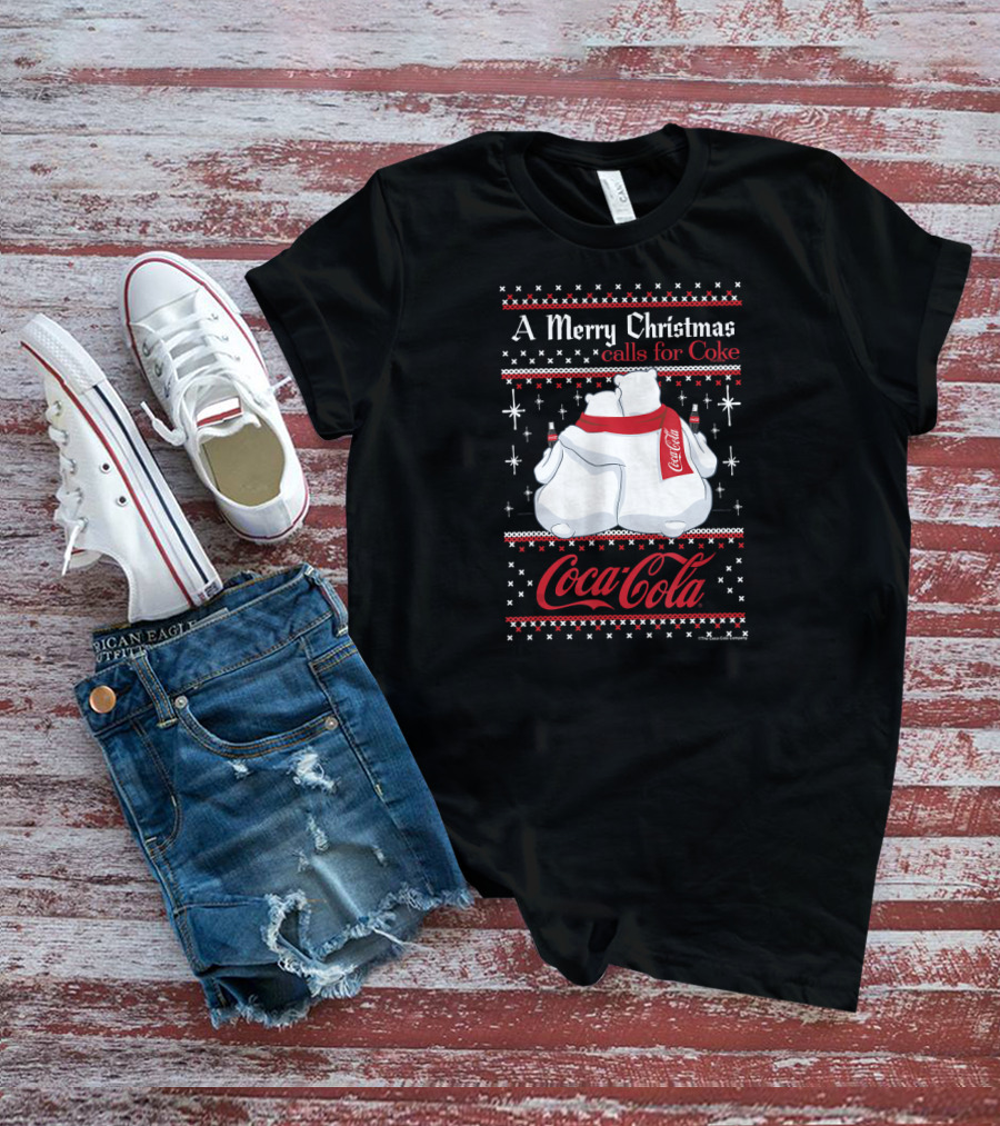 A Merry Christmas Calls For Coke Coca-Cola Polar Bears T-Shirt