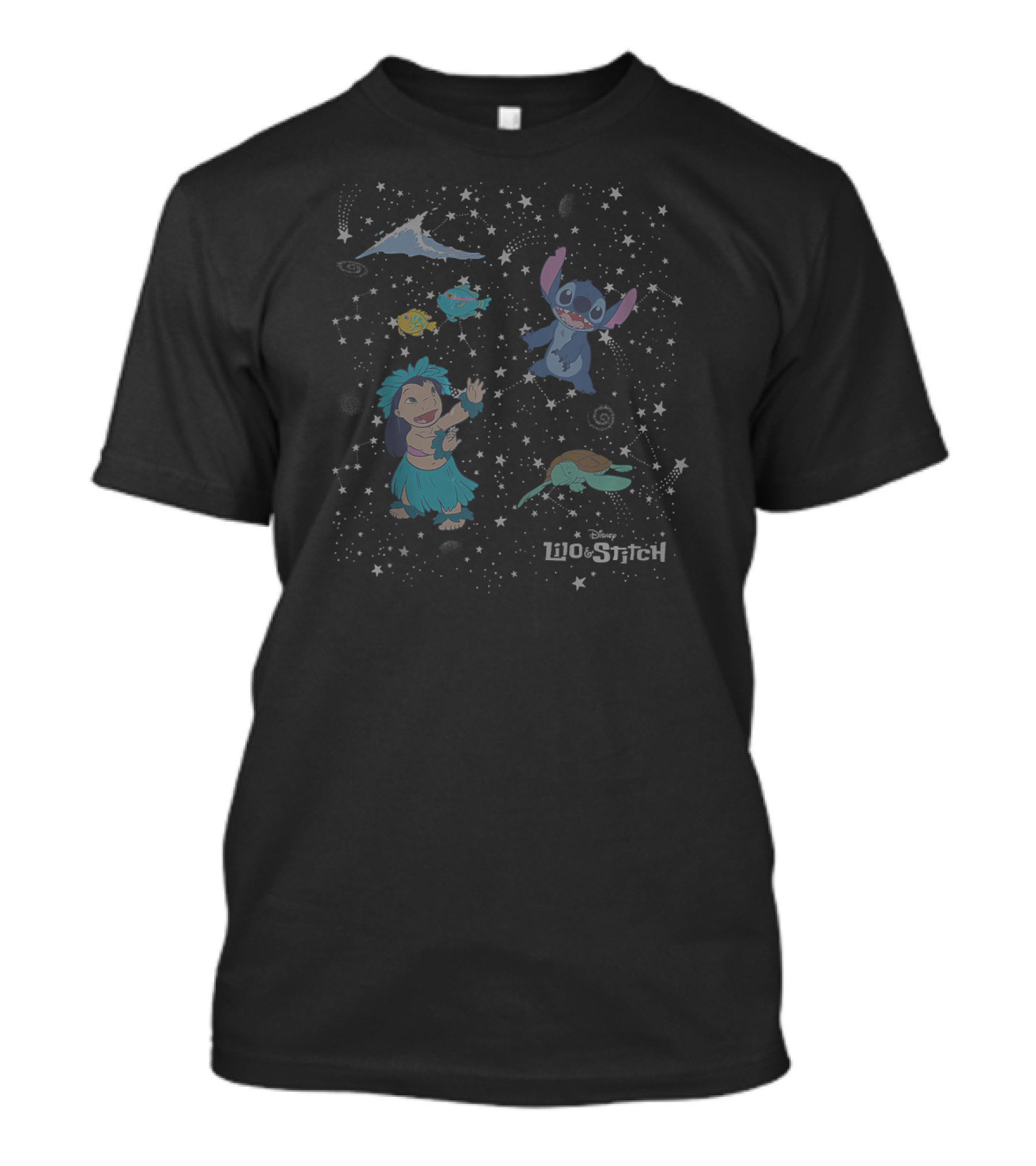 Disney Lilo And Stitch Hawaiian Constellations T-Shirt