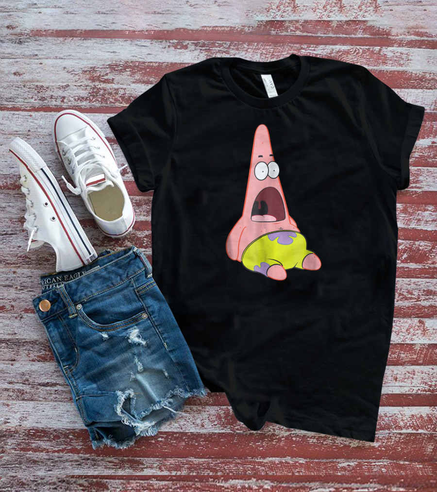 SpongeBob SquarePants Patrick Star Surprise Reaction T-Shirt