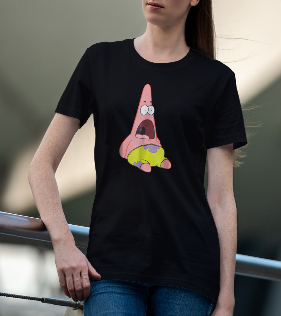 SpongeBob SquarePants Patrick Star Surprise Reaction T-Shirt