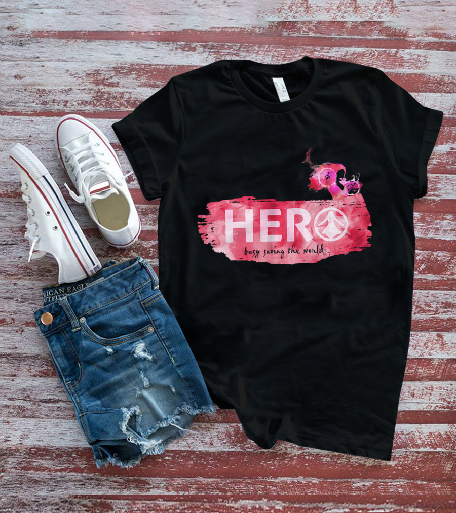 Scarlet Witch Hero Busy Saving The World Marvel T-Shirt