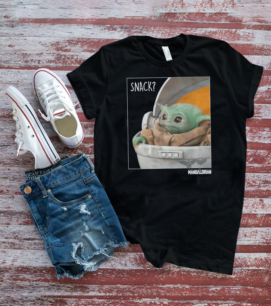 Star Wars The Mandalorian Snack Time The Child In Pod T-Shirt