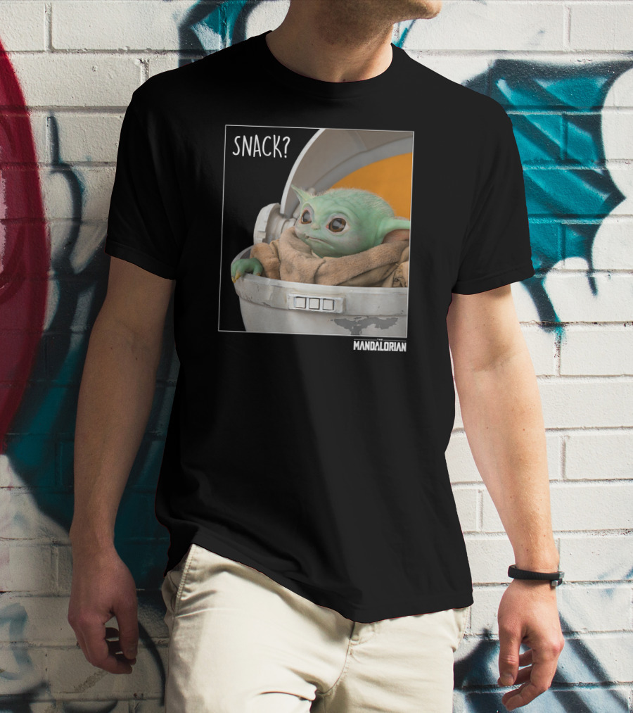 Star Wars The Mandalorian Snack Time The Child In Pod T-Shirt