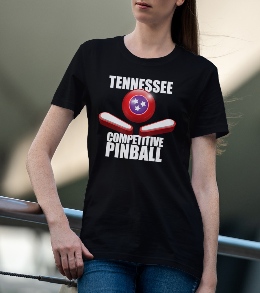 Tennessee Competitive Pinball Stars And Flippers T-Shirt