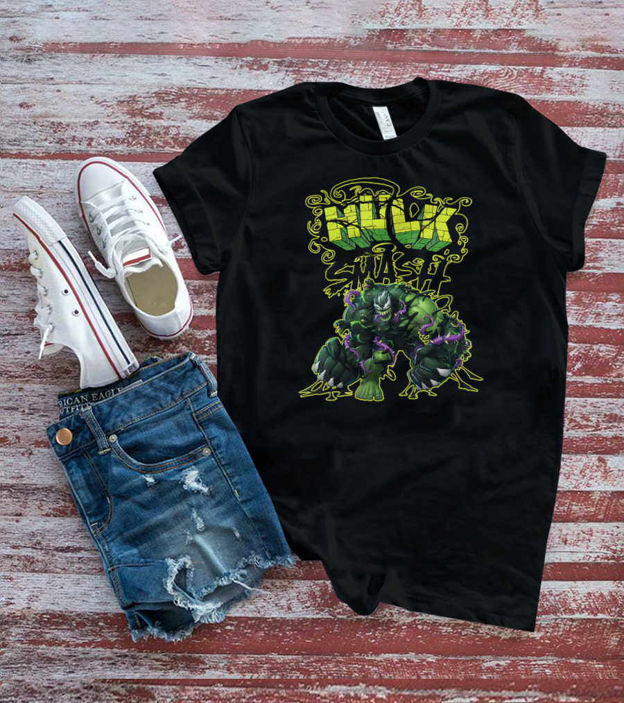 Marvel Spider Man Maximum Venom Hulk Smash Venomized Hulk T-Shirt