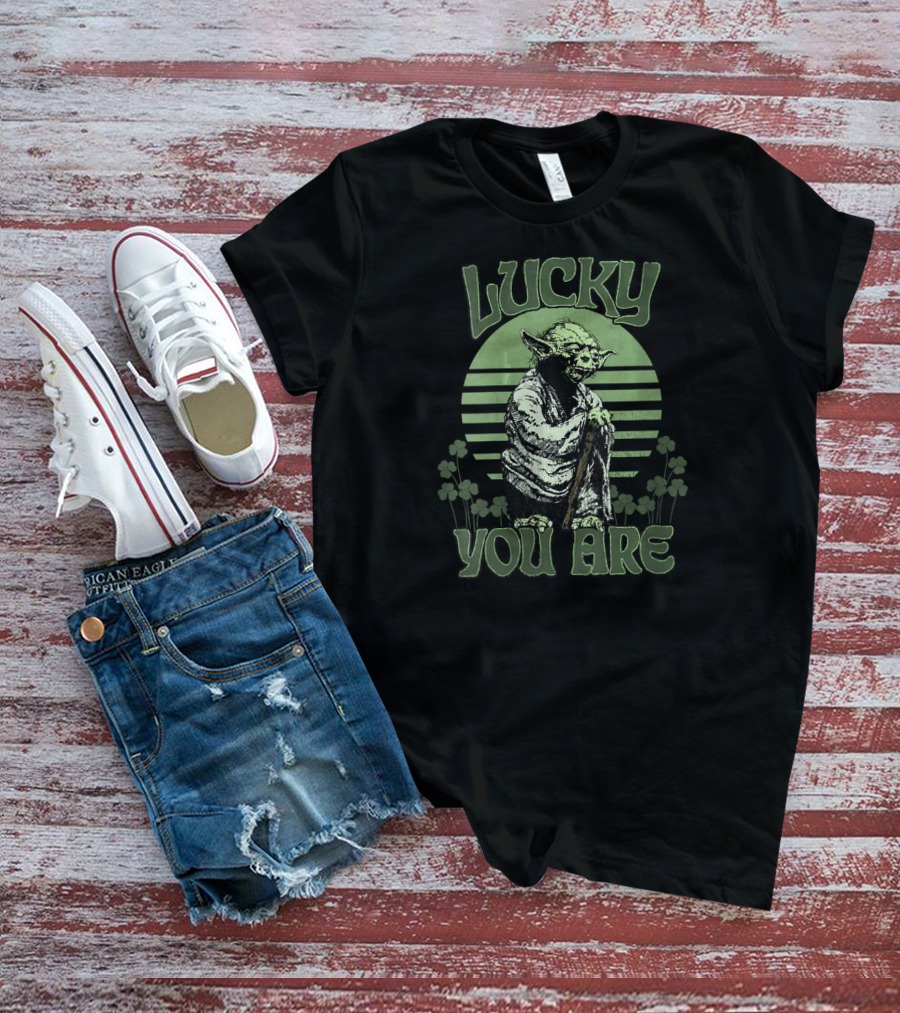Star Wars Yoda Lucky You Are St. Patrick's Day T-Shirt