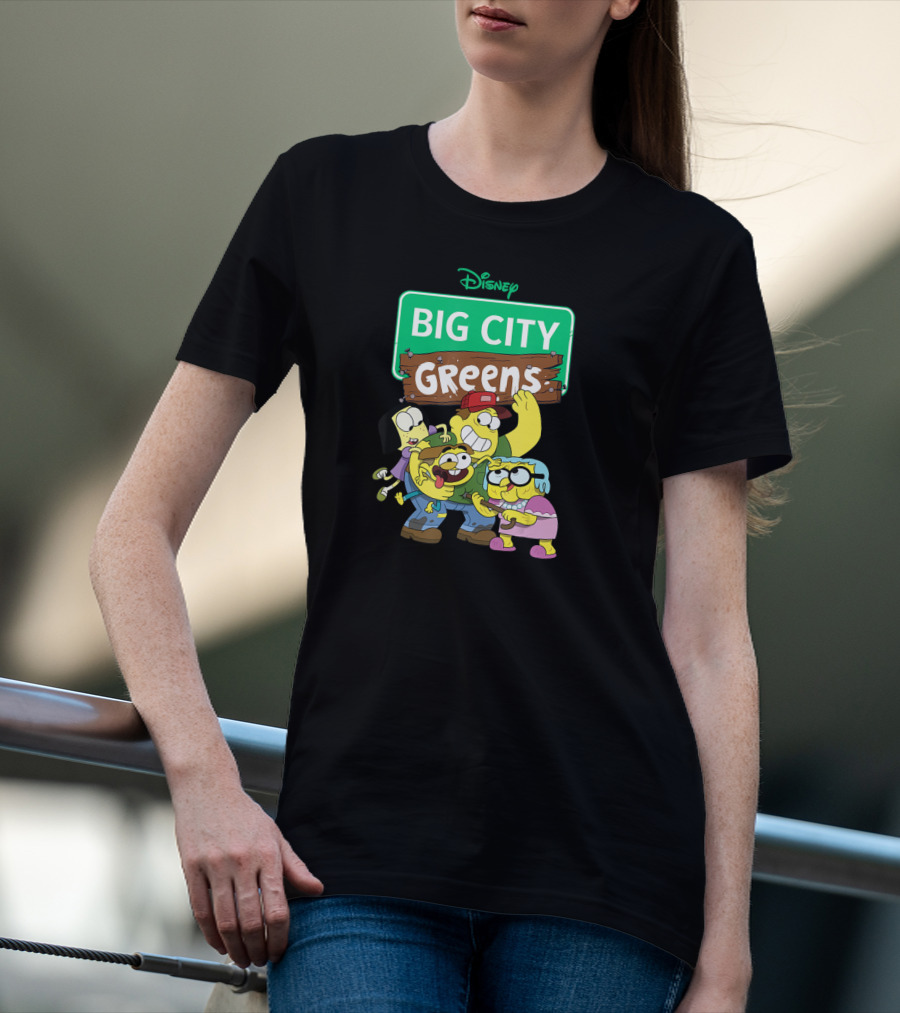 Disney Channel Big City Greens Characters Group Hug T-Shirt
