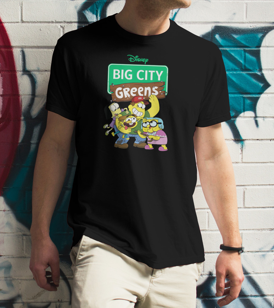 Disney Channel Big City Greens Characters Group Hug T-Shirt