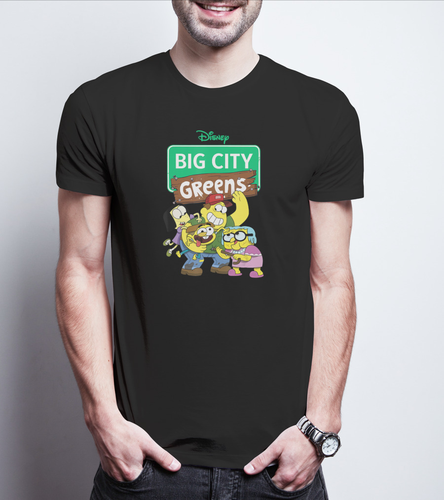 Disney Channel Big City Greens Characters Group Hug T-Shirt