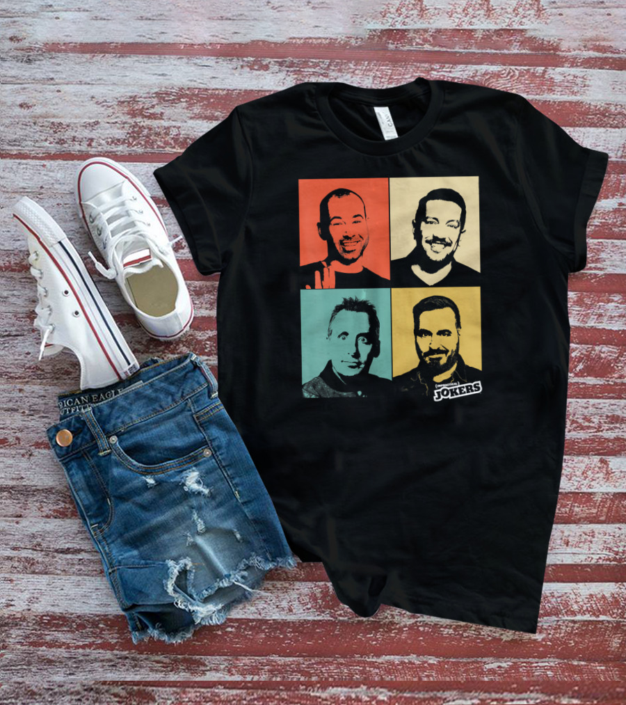 Impractical Jokers Colorful Pop Art Style Portraits T-Shirt