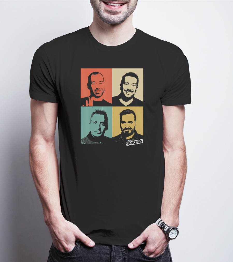 Impractical Jokers Colorful Pop Art Style Portraits T-Shirt