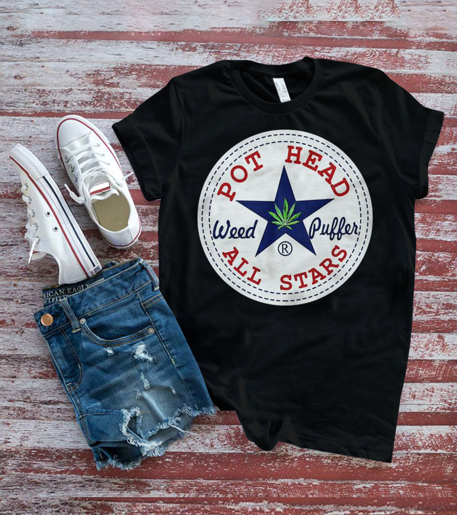 Pot Head All Stars Weed Puffer Star T-Shirt