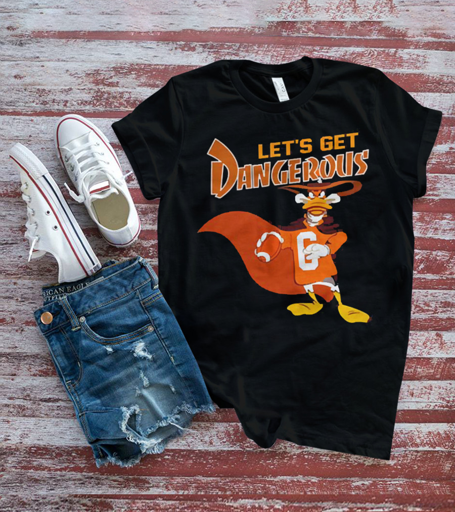 Darkwing Duck Let's Get Dangerous Football T-Shirt