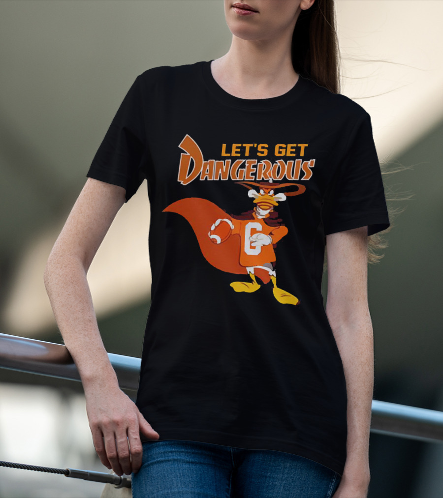 Darkwing Duck Let's Get Dangerous Football T-Shirt