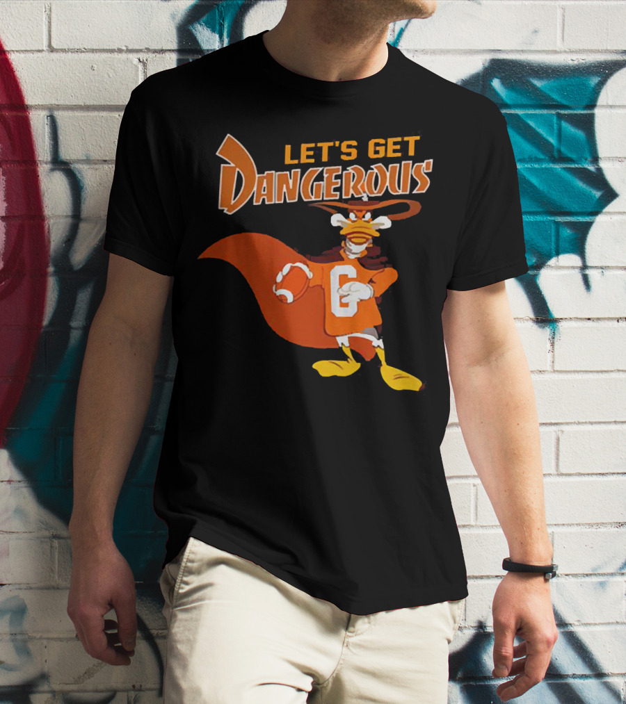 Darkwing Duck Let's Get Dangerous Football T-Shirt