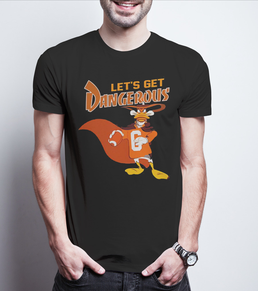 Darkwing Duck Let's Get Dangerous Football T-Shirt