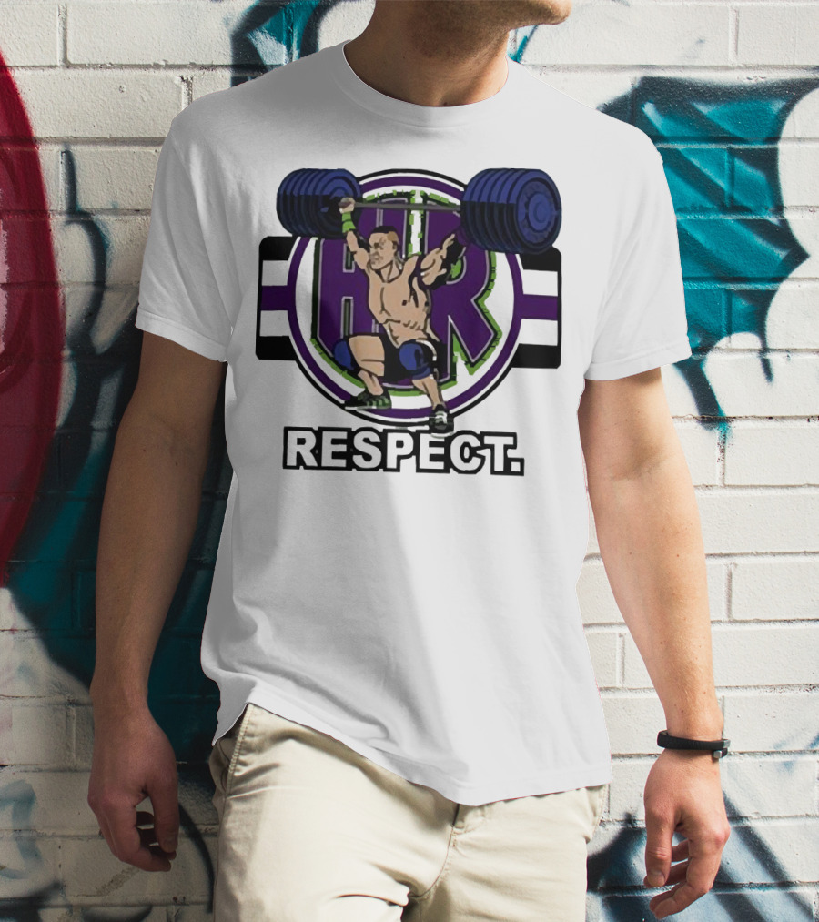 John Cena Cenation HR Respect Weightlifting Champion T-Shirt