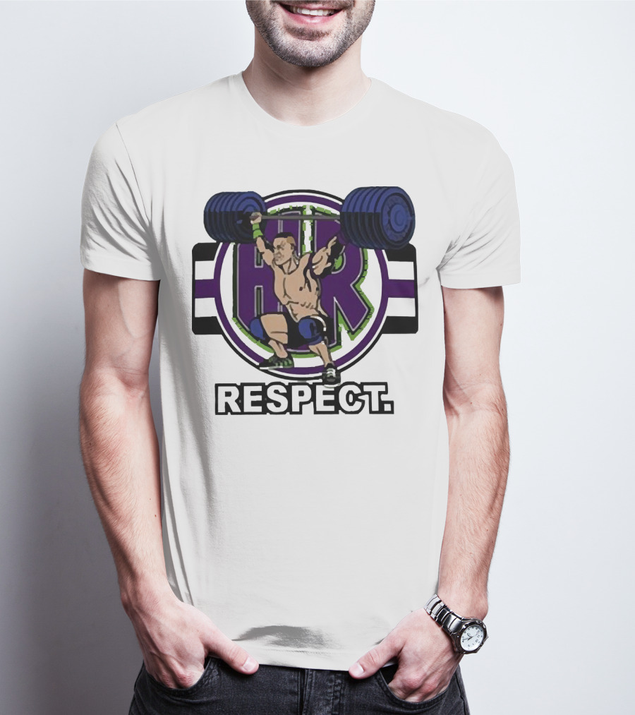 John Cena Cenation HR Respect Weightlifting Champion T-Shirt