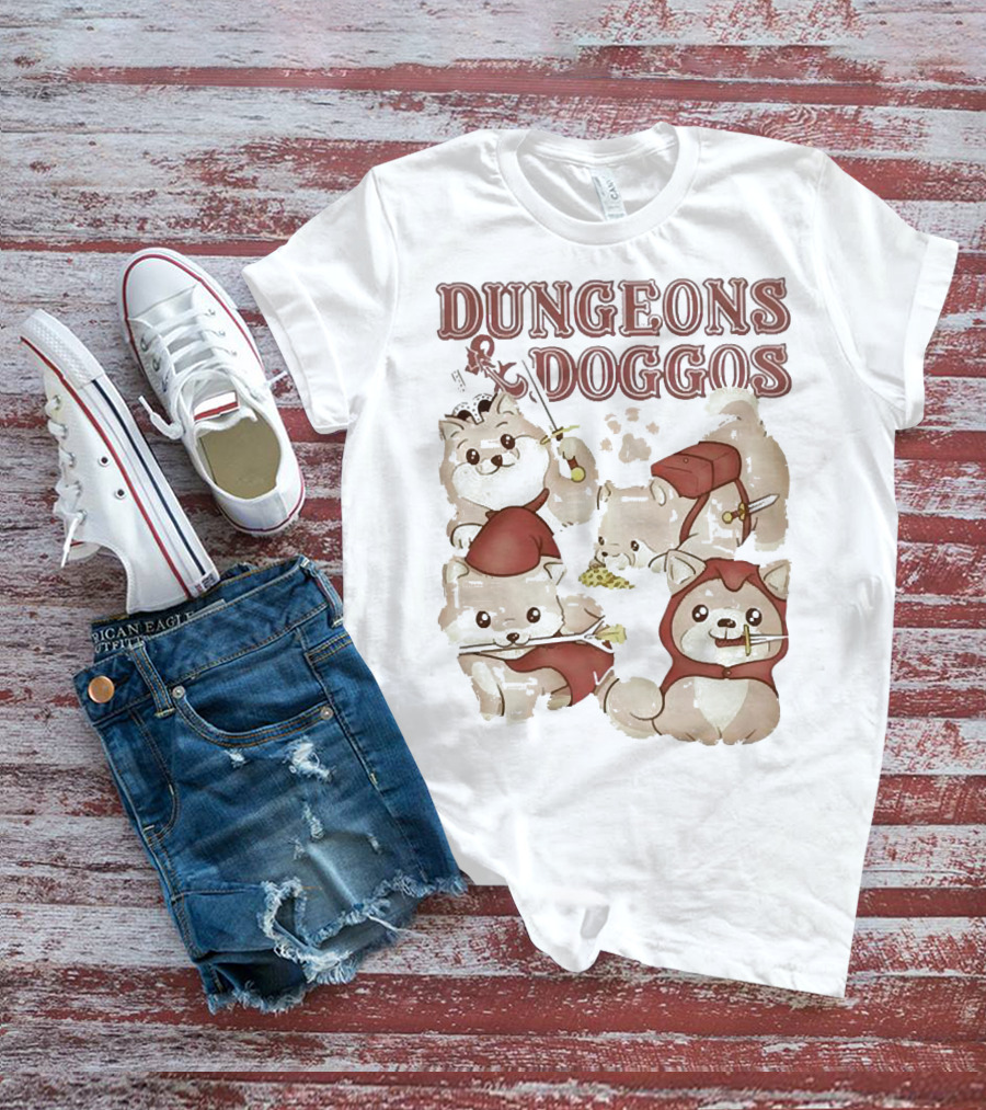 Dungeons And Doggos Adventure Pups T-Shirt